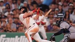 Final: Red Sox 6, Yankees 3 - Red Sox score four runs in fifth inning taken at BSJ Headquarters (Red Sox). Photo by (David Butler II-Imagn Images)