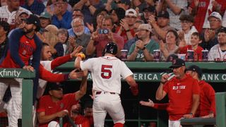 Final: Red Sox 11, Diamondbacks 1 - All nine starters record RBI's in Red Sox win taken at BSJ Headquarters (Top Red Sox). Photo by (David Butler II-Imagn Images)