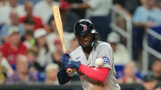 Final: Red Sox 0, Marlins 4 - Red Sox get shut out against Marlins taken at BSJ Headquarters (Top Red Sox). Photo by (Sam Navarro-Imagn Images)