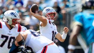 Giardi: Mixed messaging on the injury front, but not when it comes to where this Patriots offense is and where it needs to go taken at New Balance Athletics Center (Patriots). Photo by (USA Today Network)