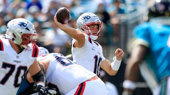 Giardi: Mixed messaging on the injury front, but not when it comes to where this Patriots offense is and where it needs to go taken at New Balance Athletics Center (Patriots). Photo by (USA Today Network)